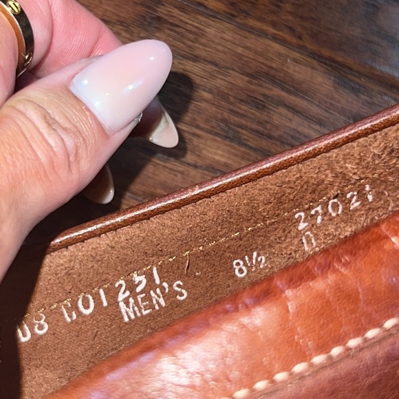 Cole Haan mens brown dress shoes 8.5 penny loafers slip-on 👞 business work shoe - Picture 13 of 14